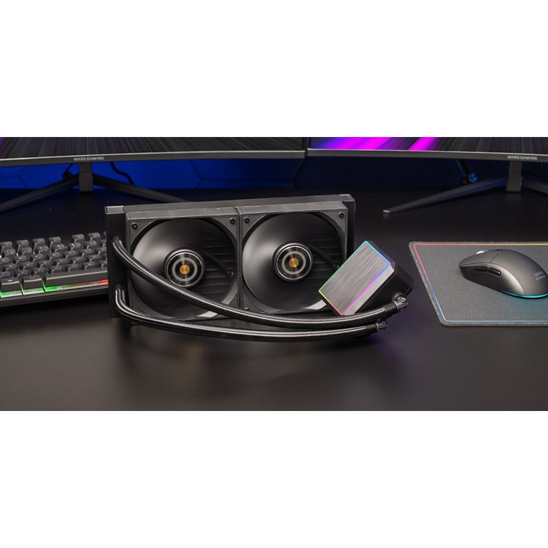 Refroidissement Liquide MARS GAMING ML PROII240 TDP 2 Ventilateurs 120mm Silencieux - vue 3