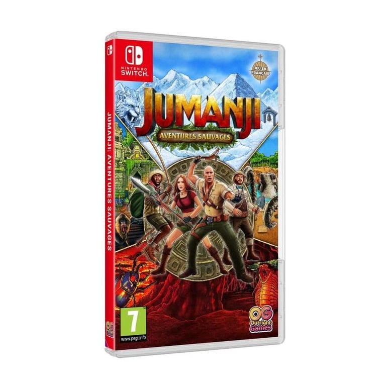 Jumanji - Aventures Sauvages - Jeu Nintendo Switch - Neuf
