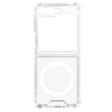 Avizar Funda para Samsung Galaxy Z Flip 5 compatible con MagSafe Transparente