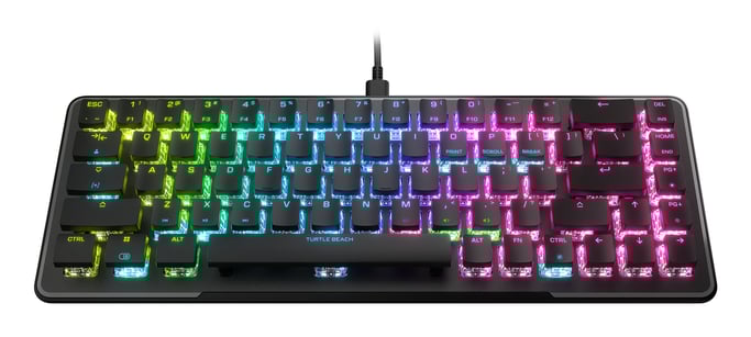 Turtle Beach Vulcan II Mini teclado Juego USB AZERTY Francés Negro