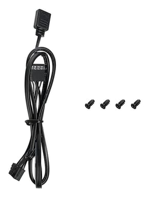 DeepCool FL12R Carcasa del ordenador Ventilador 12 cm Negro 1 pieza(s)