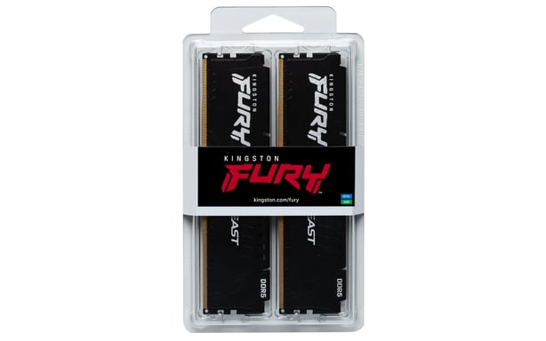 Kingston Technology FURY Beast 16 Go 5200 MT/s DDR5 CL40 DIMM (Kits de 2) Black