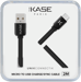 Cavo da flat a micro USB (2 m) per Android, nero