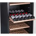 Cave à vin CAVISS S1190CBEG mono-température 190 bouteilles LED porte vitrée noire
