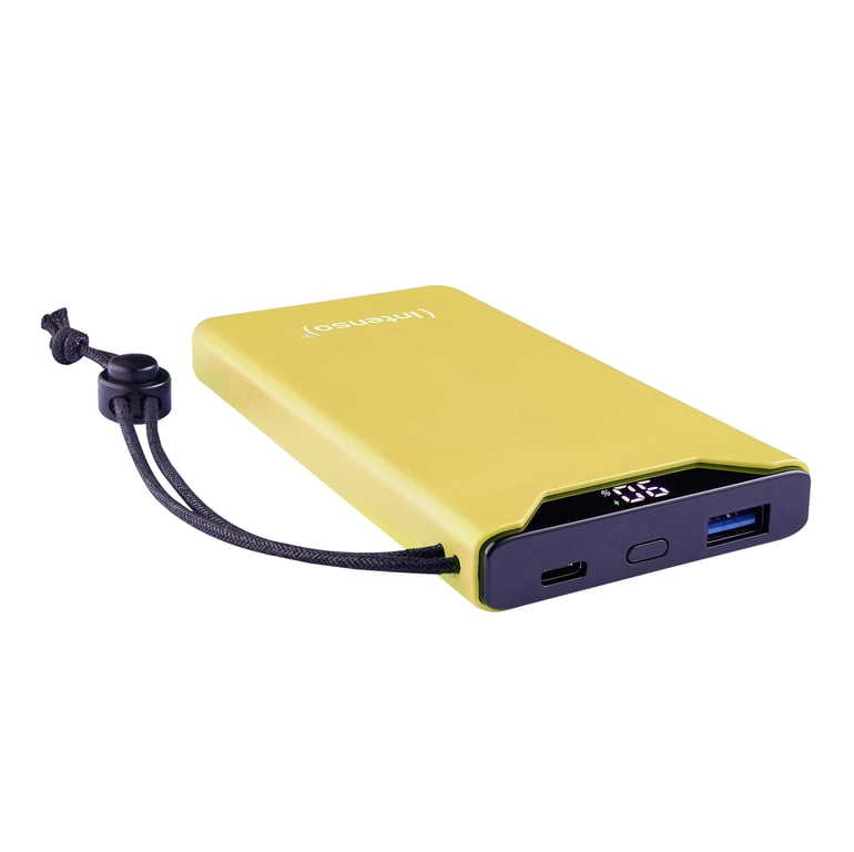 Intenso 7332039 banque d'alimentation électrique Lithium Polymère LiPo 10000 mAh Jaune Neuf - vue 3