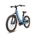 Bicicleta eléctrica de fibra de carbono MIHOGO AIR MAX con doble batería, app inteligente y frenos hidráulicos - azul