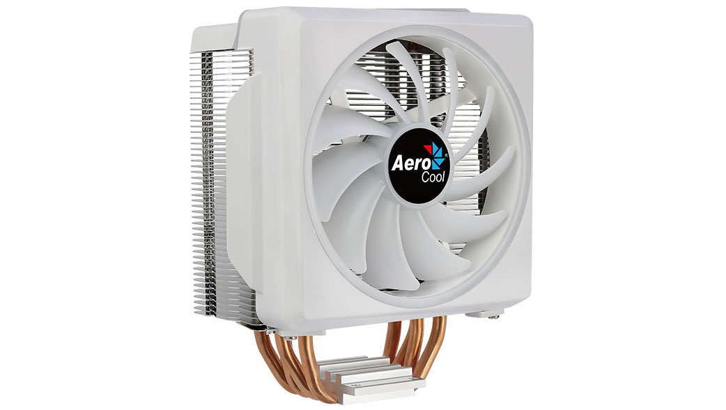 Aerocool Cylon 4F Processeur Refroidisseur 12 cm Blanc 1 pièce(s) - Neuf