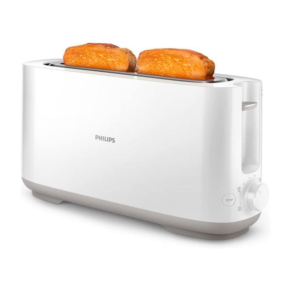 Grille-Pain Philips HD2590/00 – 1 Fente Longue, 1030W, Réchauffe-Viennoiseries - vue 8