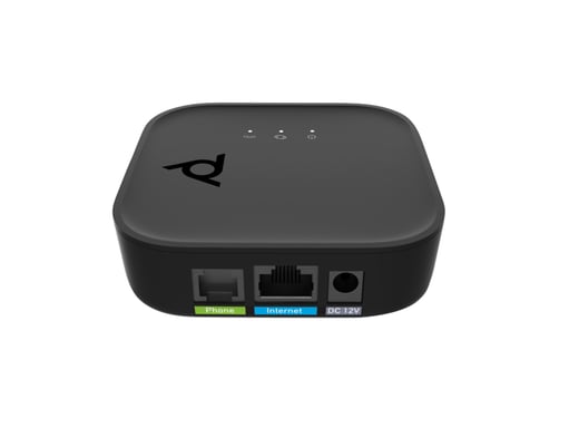 HP Poly Adaptateur VoIP Poly ATA 400 1FXS Port Voix avec Open SIP et module d'alimentation
