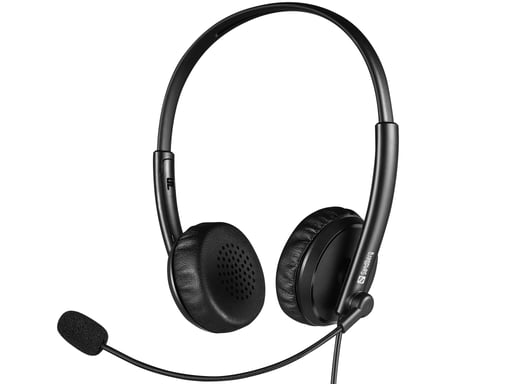 Sandberg 126-21 Earphone/Headset Wired Headband Office/Call Centre Negro