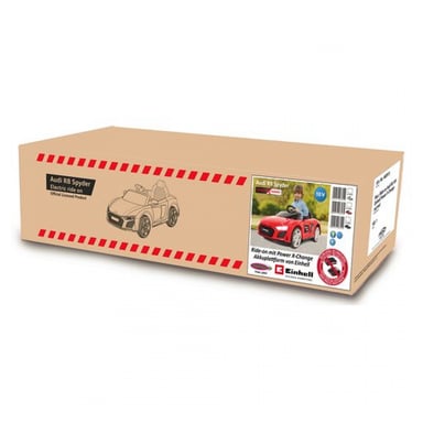 Coche eléctrico Audi R8 rojo de 18V para niños - versión Einhell