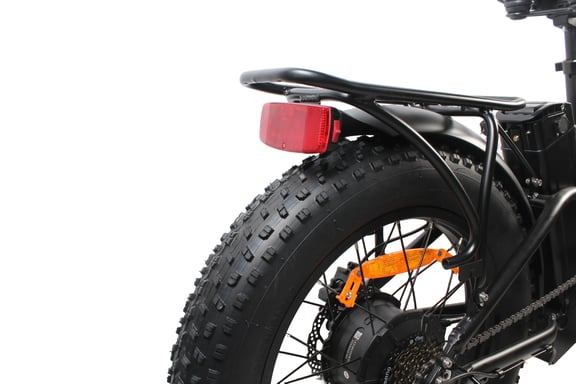Bicicleta eléctrica plegable Univercycle B1, batería extraíble de 48 V y 13 Ah, 7 velocidades - marrón