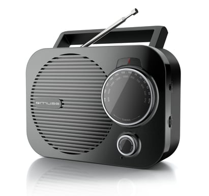 Muse M-050 R Radio portable Personnel Analogique Noir