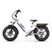 Bicicleta Eléctrico ONESPORT OT08 | Velocidad Máx 25 km/h | Autonomía 80 km | Motor 500W | Batería 48V 18Ah | Neumáticos de 20 Pulgadas | Blanco