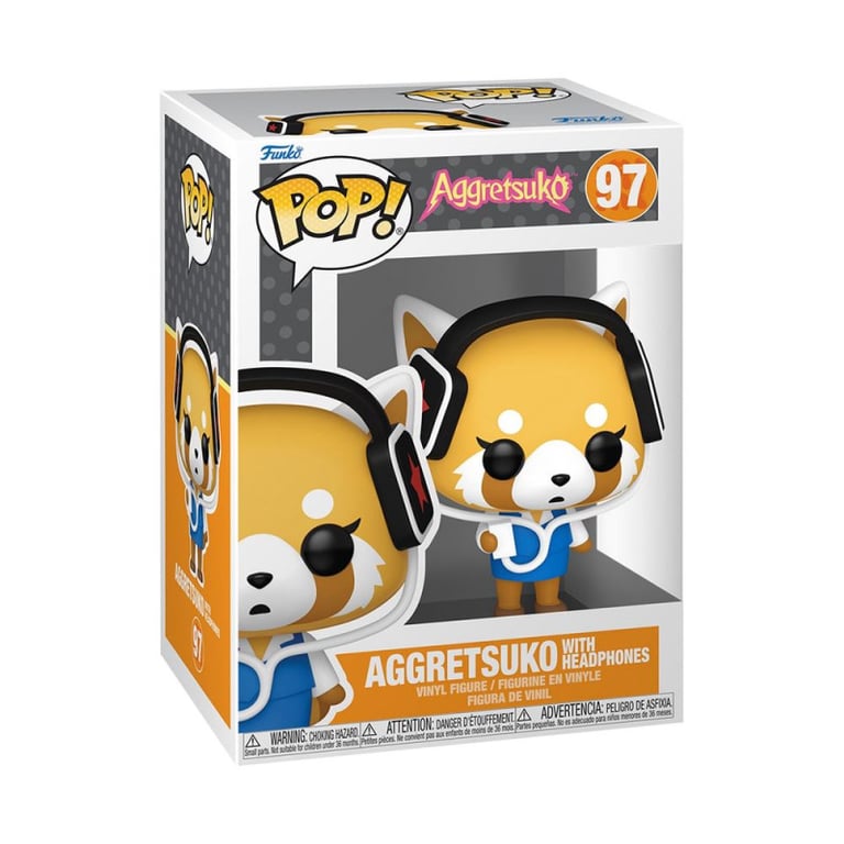 Funko Pop Sanrio Aggretsuko with Headphones - vue 3