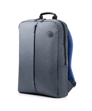 Mochila HP 15.6 HP Gris y Azul ESSENTIAL K0B39AA Estilo contemporáneo,espalda acolchada Bolsillos utilitarios ''