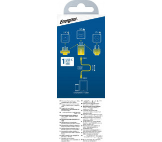 Caricabatterie Power Delivery - 20W - UE/UK/USA - Cavo USB-C incluso