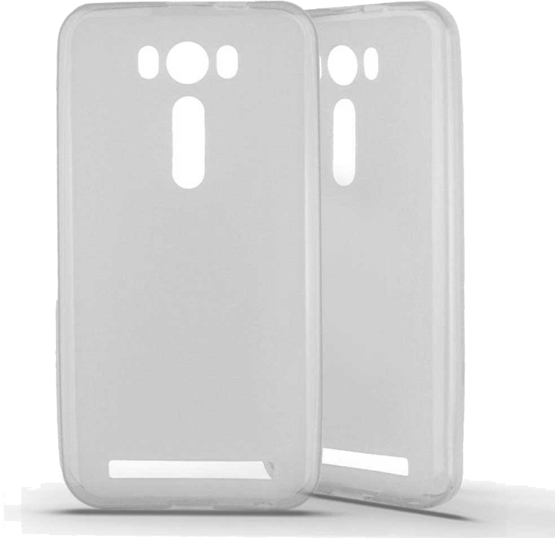 Coque silicone unie compatible Givré Translucide Asus Zenfone 2 Laser ZE500KL