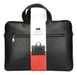 Sacoche 15,6'' pour Ordinateur Portable Mallette Multi-Compartiment avec Poche Extérieur, Noir