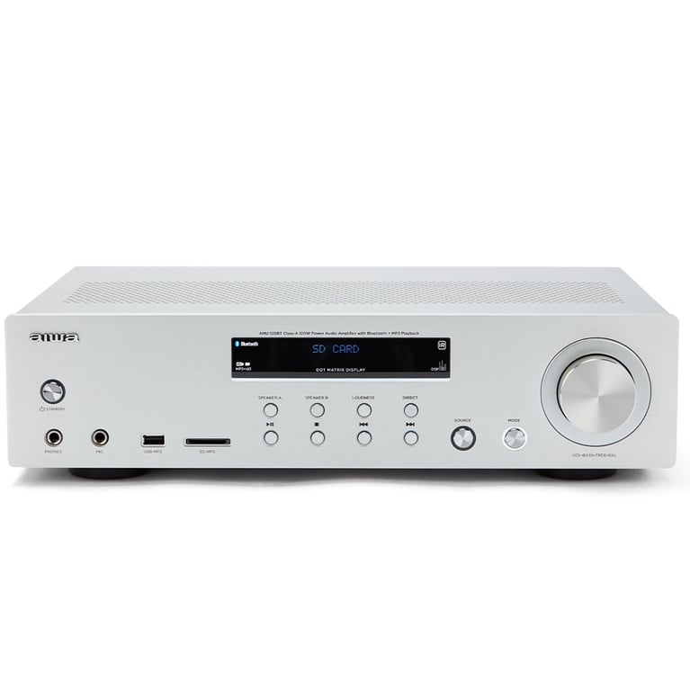 Amplificateur Aiwa AMU-120BTSR – Récepteur AV 2.0 Canaux 120 W Bluetooth - vue 4