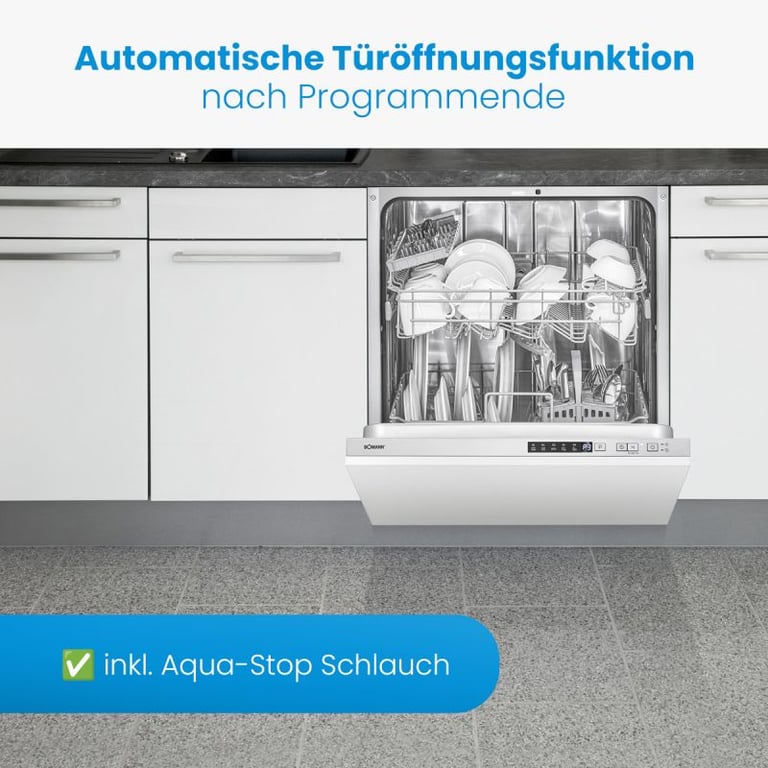 Lave vaisselle encastrable 60cm Bomann GSPE7421VI - vue 4