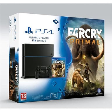 Console PlayStation 4 1 To Jet Black + Far Cry Primal