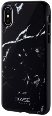 Coque effet marbré pour Apple iPhone X/XS, Noir Marquina