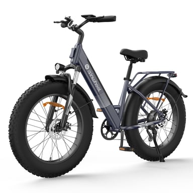 Bicicleta Eléctrica Isinwheel M60 con Neumáticos Anchos de 26x4'', Batería Extraíble de 48V 13AH