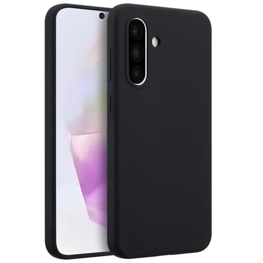 Accezz Coque Liquid Silicone avec MagSafe pour Samsung Galaxy A36 / A56 - Noir