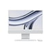 iMac Apple M3 59,7 cm (23.5'') 4480 x 2520 pixels 8 Go 256 Go SSD PC All-in-One macOS Sonoma Wi-Fi 6E (802.11ax), Argent