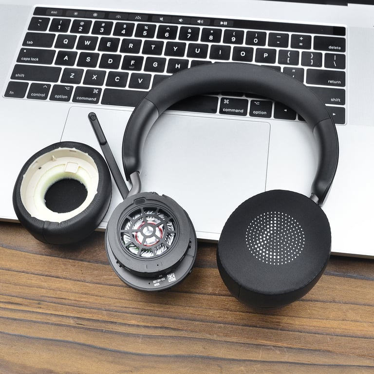 Coussinets d'oreille en gel rafraîchissant pour Jabra Elite 45h Evolve2 65 UC - Neuf