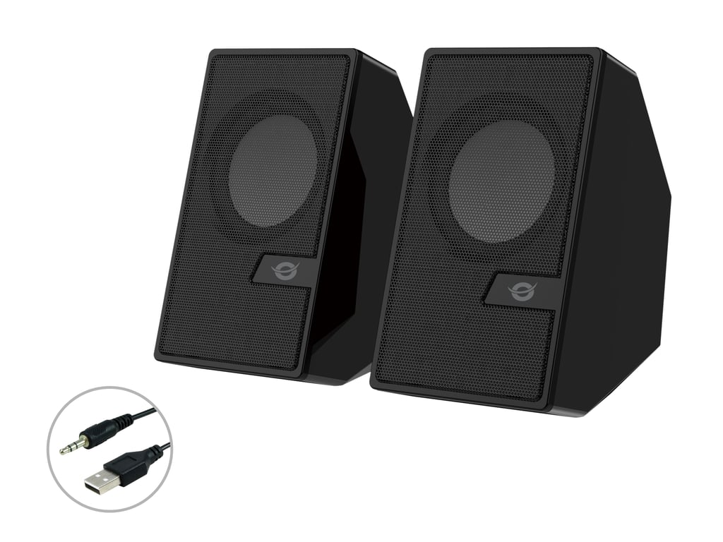 Haut-Parleur Conceptronic BJORN02B – 2 Voies, 6 W, Filaire & Sans Fil