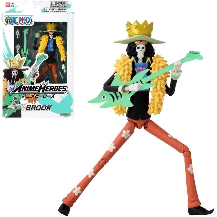 Bandai Anime Heroes One Piece Figurine Anime Heroes 17 cm Brook 37006 - vue 2
