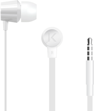 K Auriculares intrauditivos, Blanco brillante