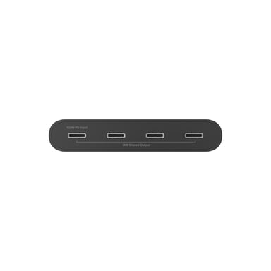 Belkin AVC018BTBK hub de interfaz USB Tipo C 10000 Mbit/s Negro