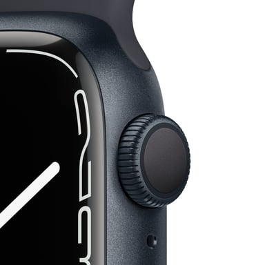 Watch Series 7 (GPS) 41 mm Carcasa de aluminio Midnight, correa Midnight Sport