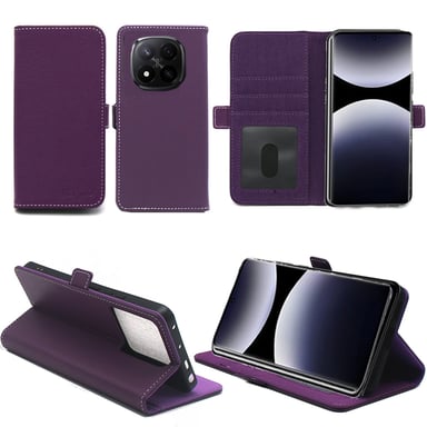 Xiaomi Redmi Note 14 Pro 5G Etui / Housse pochette protection violet