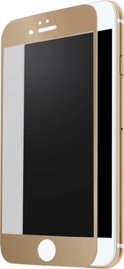 Protection d'écran en verre trempé (100% de Surface Couverte) pour Apple iPhone 7 Plus, Or