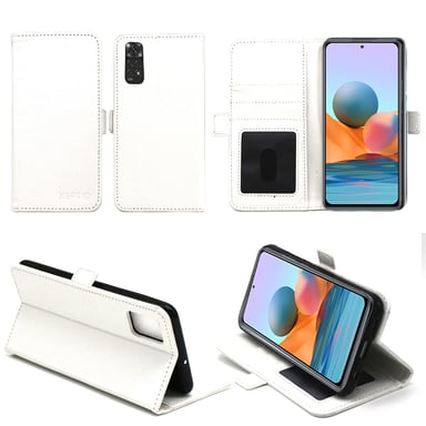 Xiaomi Redmi Note 11 Pro 5G Etui housse rabat protection blanc