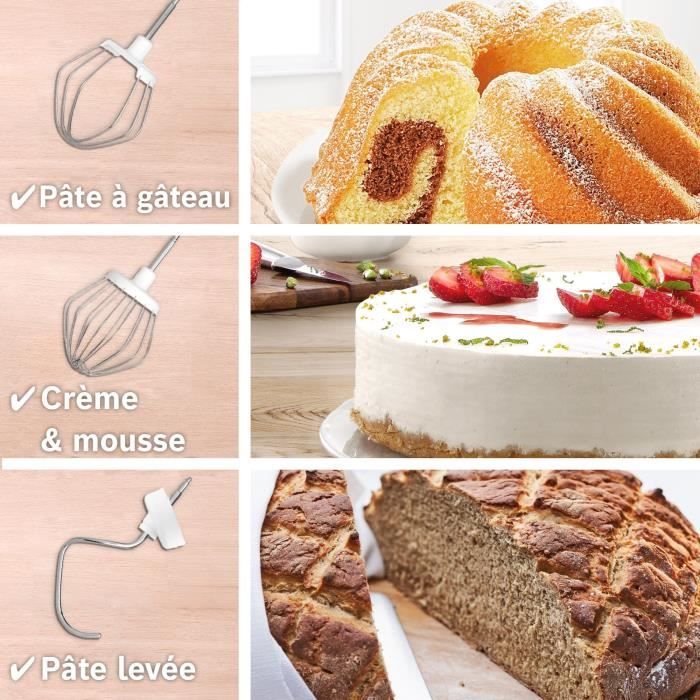 Robot pâtissier Serie 2 MUMS2AW21 4 vitesses 3 8 3 disques hachoir a viande Neuf - vue 2