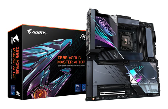 Gigabyte Z890 AORUS MASTER AI TOP, Intel Z890, Intel socket 1851, Dual Channel DDR5 (6400MHz)