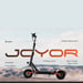 Joyor S10-S-Z (2025) - Monopattino Elettrico Pieghevole Due Motori 1000W 60V18Ah Schermo a Colori Alta Definizione Con Indicatori - Nero