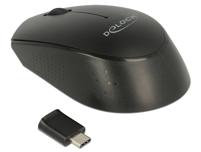 DeLOCK 12526 souris Bureau Ambidextre RF sans fil Optique 1000 DPI - Neuf