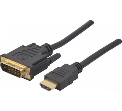 Hypertec 127961-HY câble vidéo et adaptateur 10 m HDMI Type A (Standard) DVI-D Noir