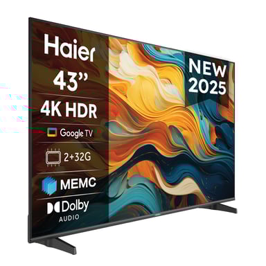 Haier H43K85FUX 109,2 cm (43'') 4K Ultra HD Smart TV Wifi Negro 250 cd / m²