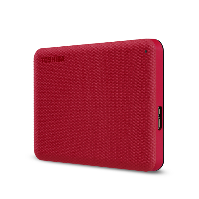 Toshiba Canvio Advance disque dur externe 1 To 2.5  USB Type-A 2.0/3.2 Gen 1 (3.1 Gen 1) Rouge - Neuf