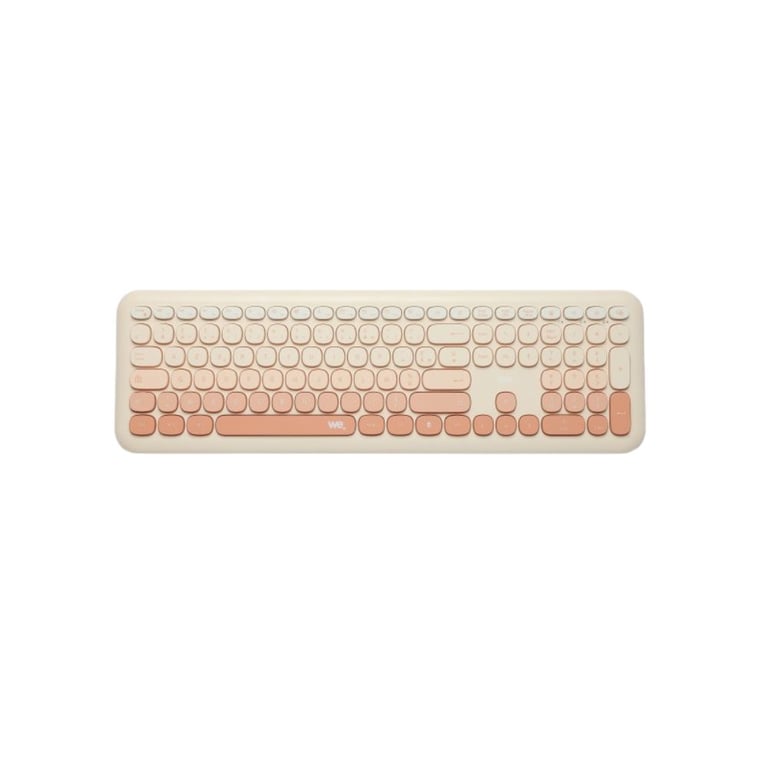 WE POP Pack clavier + sans fil 2.4Ghz récepteur USB + adapteur USB C 104 touches piles incluses Neuf