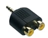 MCL Samar Adaptador JACK 3.5 macho / 2 x RCA hembra de alta calidad