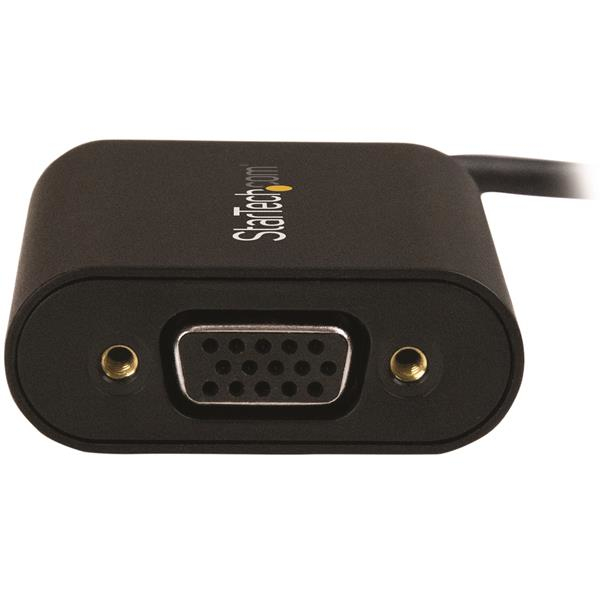 StarTech.com Adaptateur USB C vers VGA avec switch pour mode Présentateur Convertisseur USB Type C vers HD15 1920x1200 Adaptateur vidéo externe USB C D Sub - vue 9