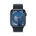 Watch Series 9 GPS, cassa in alluminio da 45 mm con fibbia sportiva, nero
